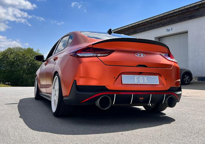 Fox passend fürHyundai i30N Fastback Facelift Endrohre passend auf den originalen Endschalldämpfer - 1x160 Typ 10 rechts/links