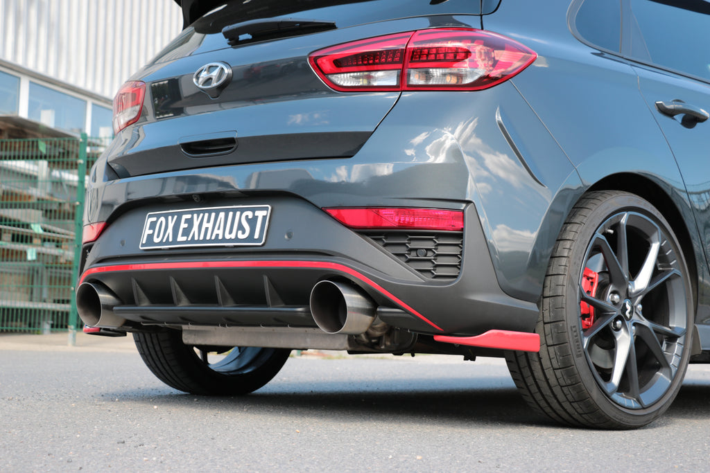 Fox passend fürHyundai i30N Facelift Endrohre passend auf den originalen Endschalldämpfer - 1x130 Typ 14 rechts/links