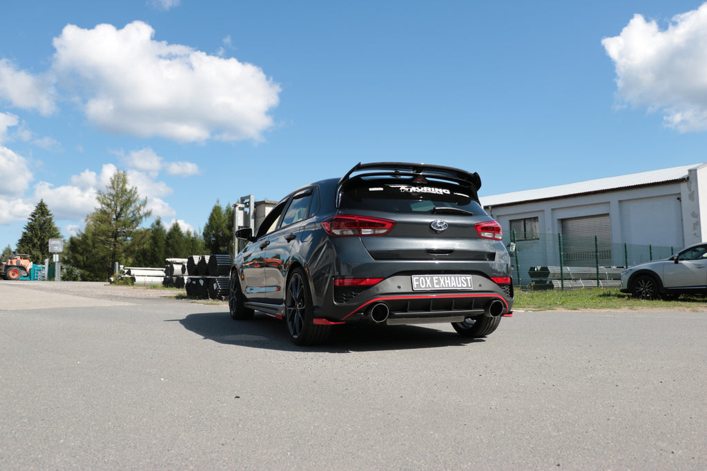 Fox passend fürHyundai i30N Facelift Endrohre passend auf den originalen Endschalldämpfer - 1x130 Typ 14 rechts/links