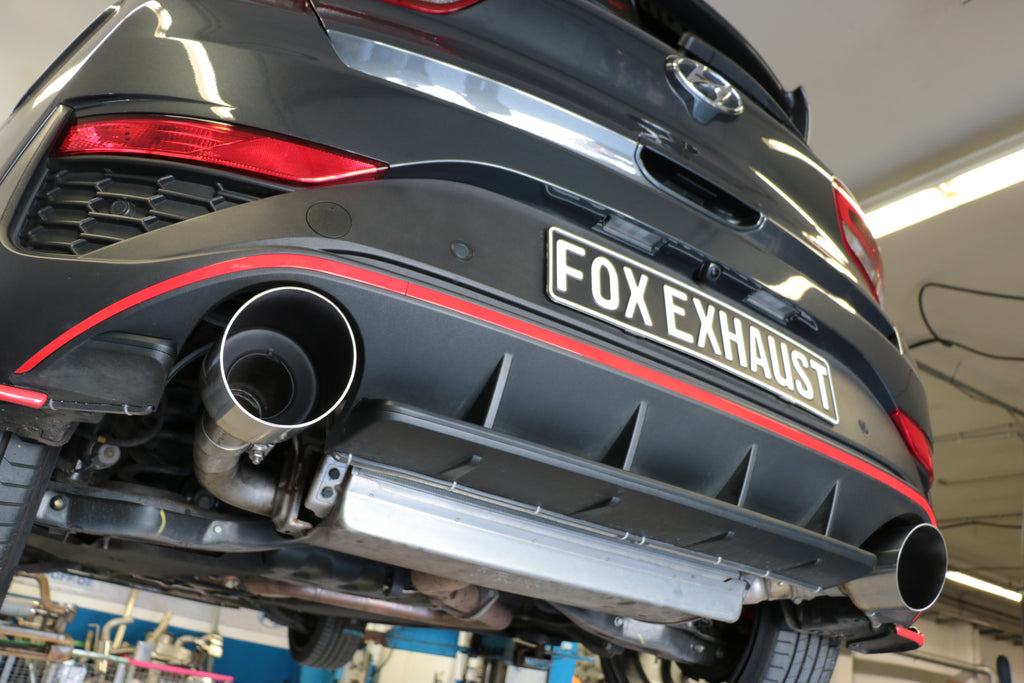 Fox passend fürHyundai i30N Facelift Endrohre passend auf den originalen Endschalldämpfer - 1x130 Typ 14 rechts/links