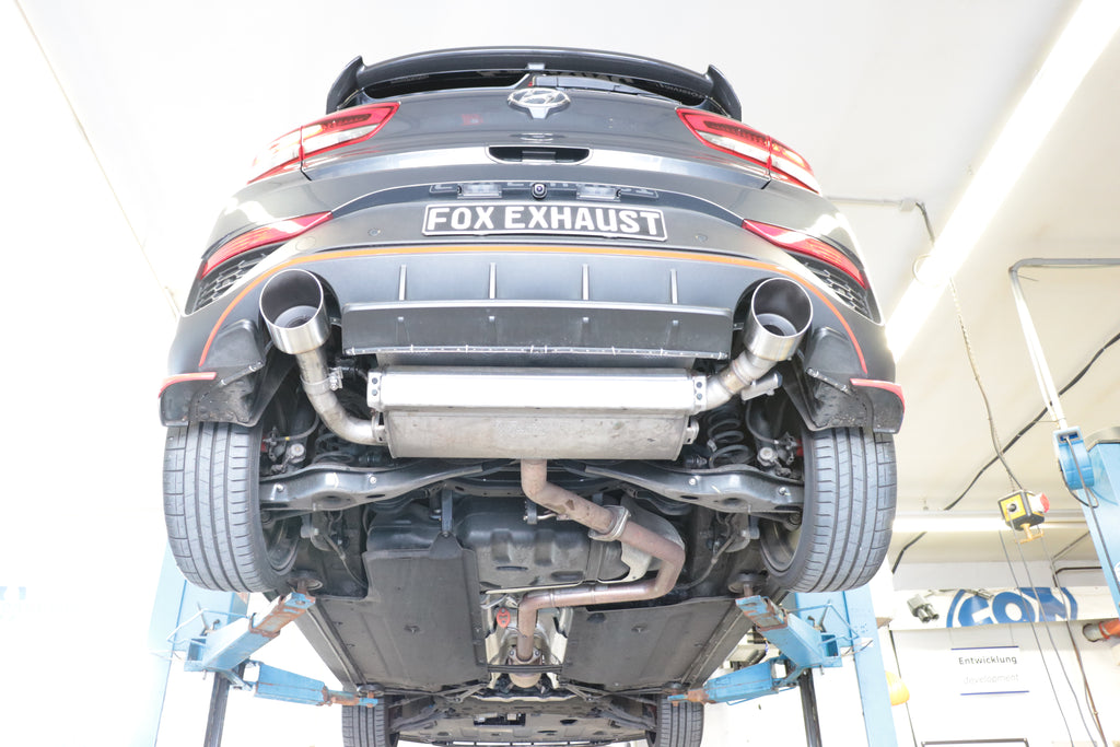 Fox passend fürHyundai i30N Facelift Endrohre passend auf den originalen Endschalldämpfer - 1x130 Typ 14 rechts/links