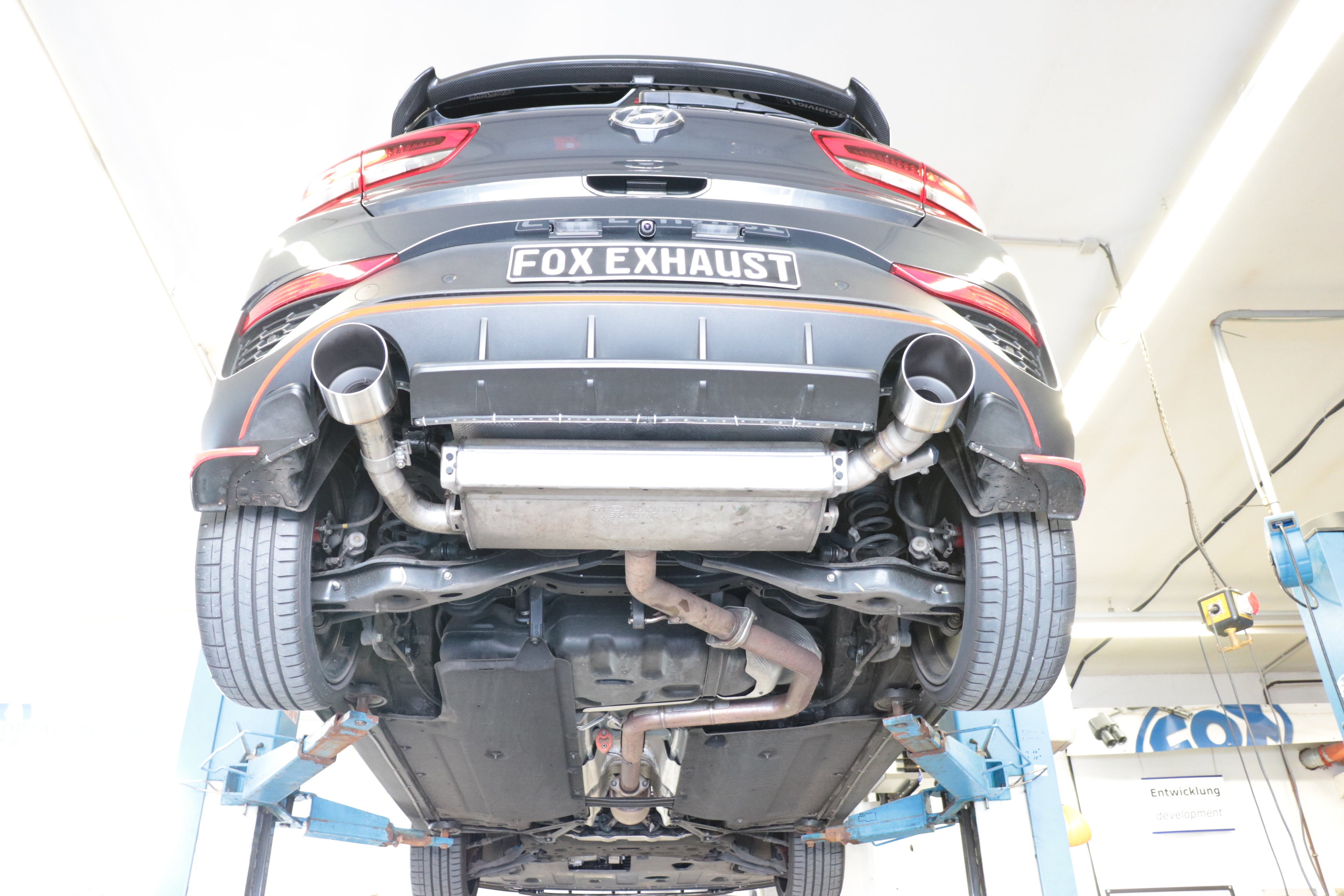 Fox passend fürHyundai i30N Facelift Endrohre passend auf den originalen Endschalldämpfer - 1x130 Typ 14 rechts/links