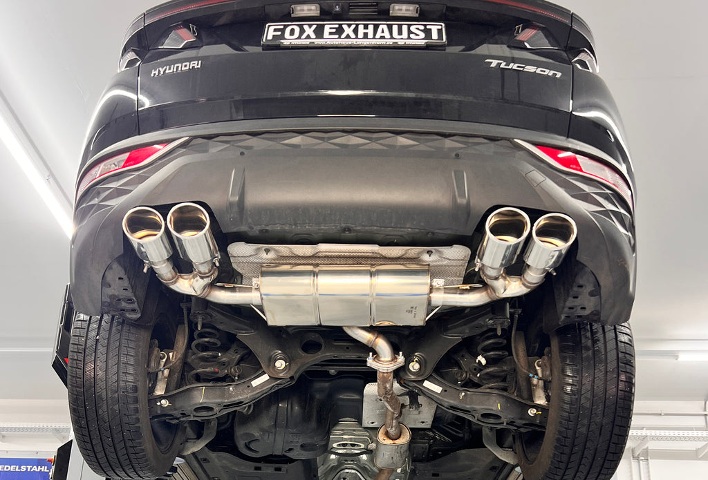 Fox passend fürHyundai Tucson NX4 - 4x2 & 4x4 Endschalldämpfer - 2x115x85 Typ 32 rechts/links