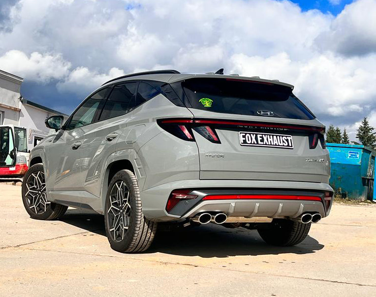 Fox passend für Hyundai Tucson NX4 - 4x2 & 4x4 Endschalldämpfer - 2x115x85 Typ 32 rechts/links