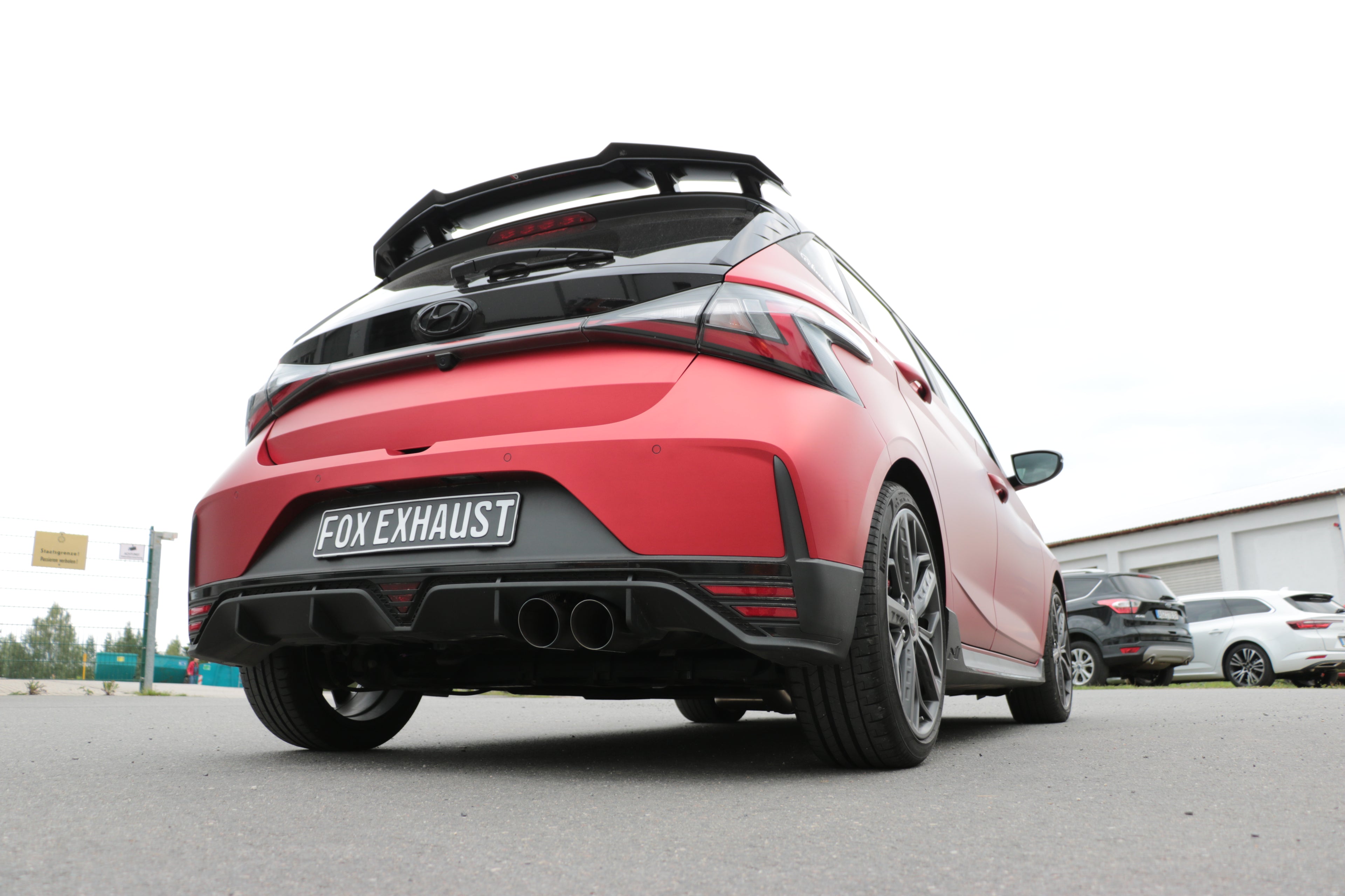 Fox passend für Hyundai I20 N - BC3 Endschalldämpfer mit Abgasklappe - 2x90 Typ 25