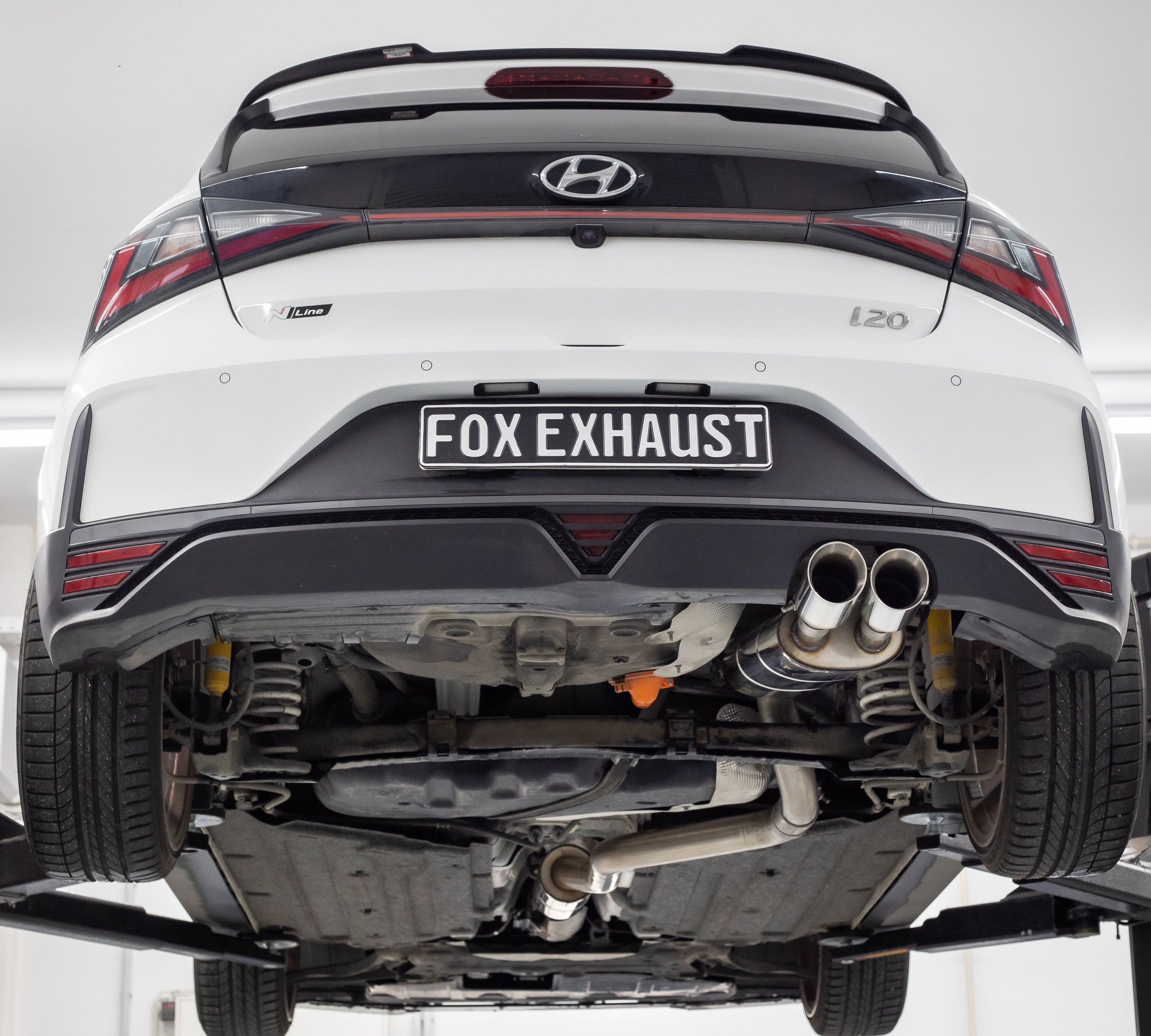 Fox passend fürHyundai I20 - BC3 End- und Vorschalldämpfer - 2x90 Typ 25
