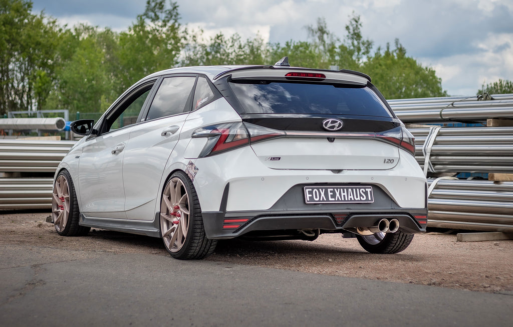 Fox passend für Hyundai I20 - BC3 End- und Vorschalldämpfer - 2x90 Typ 25