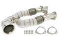 TA Technix Downpipe mit Hitzeschild und Katalysator für Audi TT-RS, A3 Sportback, Q3