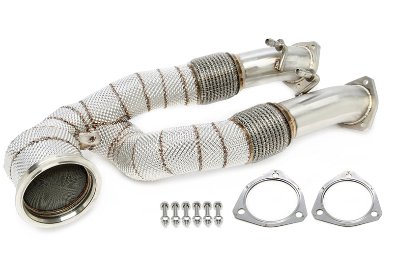 TA Technix Downpipe mit Hitzeschild und Katalysator für Audi TT-RS, A3 Sportback, Q3