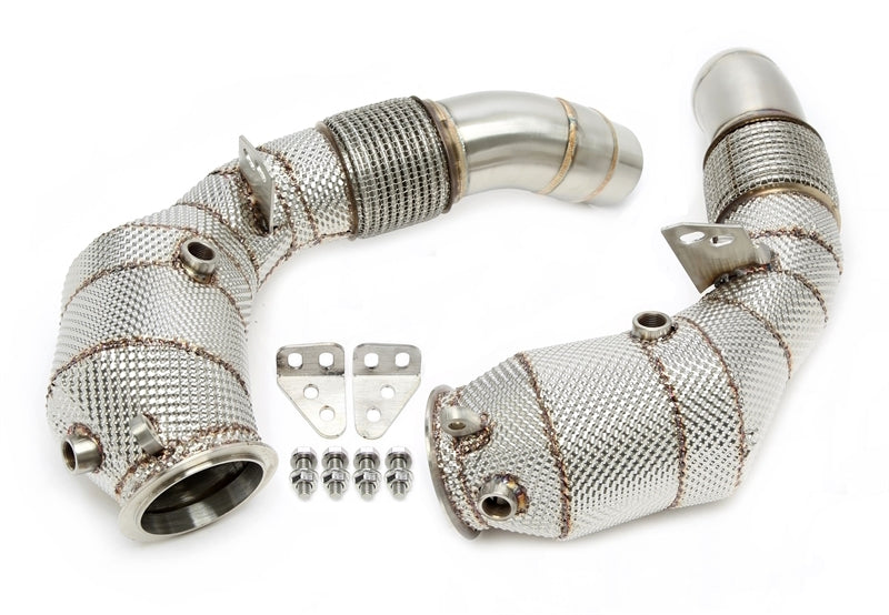 TA Technix Downpipe mit Hitzeschild und Katalysator für BMW 5er Serie, 6er Serie