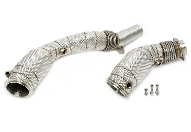 TA Technix Downpipe mit Hitzeschild und Katalysator für BMW 2er Serie, 3er Serie, 4er Serie