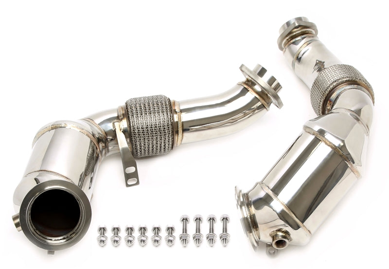 TA Technix Downpipe ohne Katalysator mit Flexrohr für BMW 5er Serie, 6er Serie, 7er Serie, X5, X6