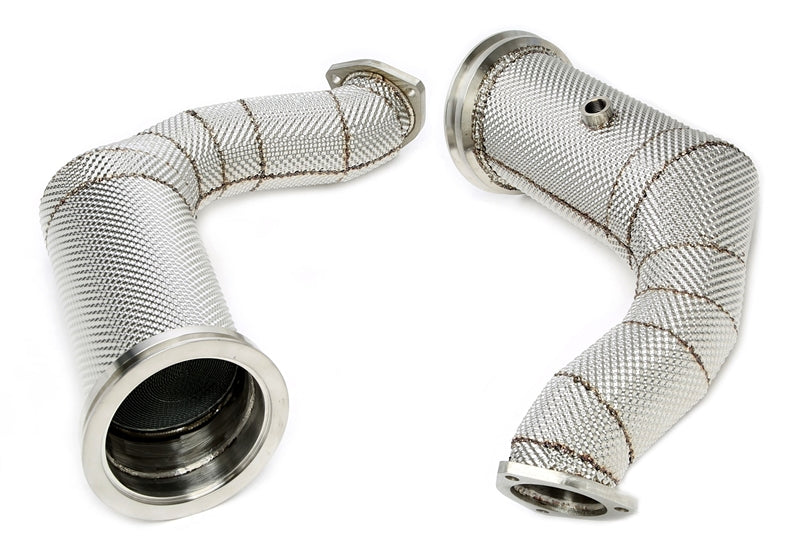 TA Technix Downpipe mit Hitzeschild und Katalysator für Audi / Lamborghini Q7, Q8 / Urus