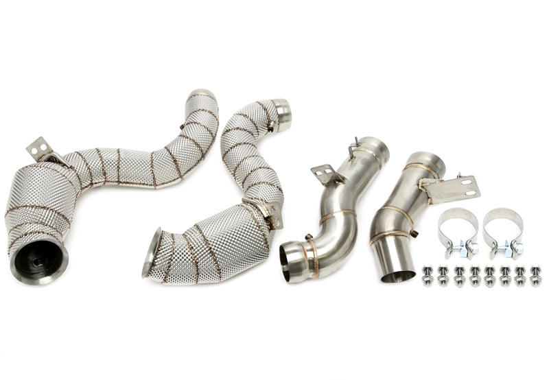TA Technix Downpipe mit Hitzeschild und Katalysator für Mercedes Benz GLE Klasse