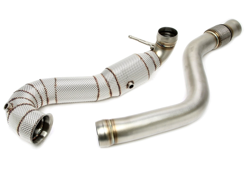 TA Technix Downpipe mit Hitzeschild und Katalysator für Mercedes Benz CLA-Klassse Coupe, Shooting Brake