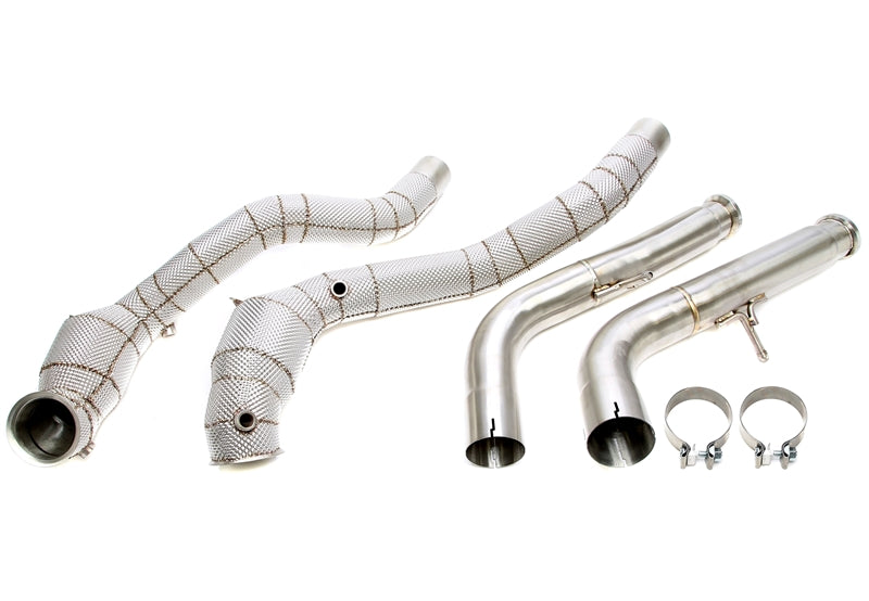TA Technix Downpipe mit Hitzeschild und Katalysator für Mercedes Benz G-Klasse