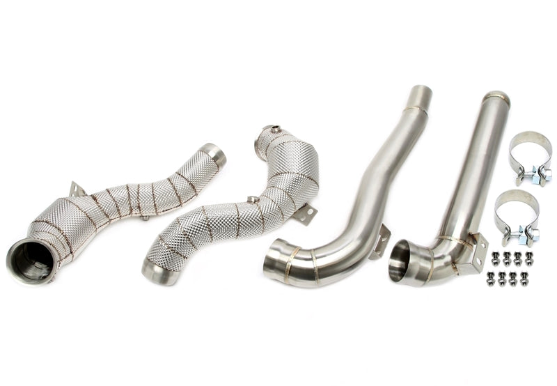 TA Technix Downpipe mit Hitzeschild und Katalysator für Mercedes Benz AMG GT