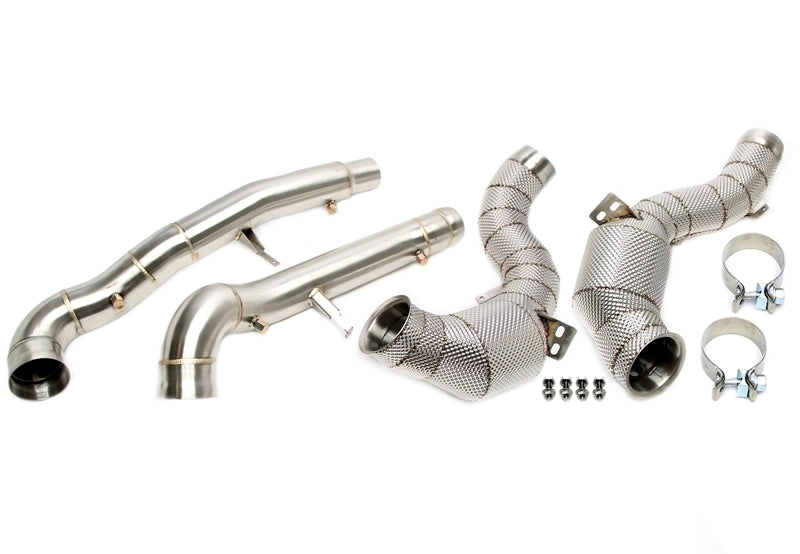 TA Technix Downpipe mit Hitzeschild und Katalysator für Mercedes Benz AMG GT
