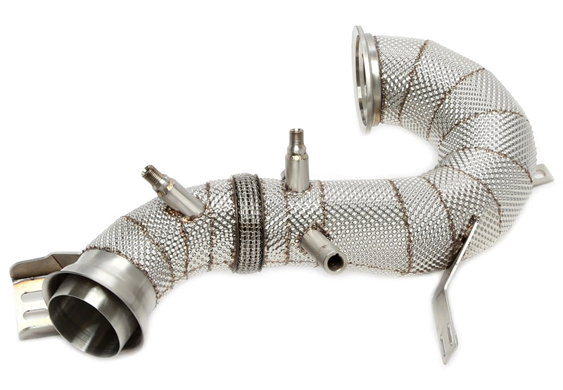 TA Technix Downpipe mit Hitzeschild ohne Katalysator für Mercedes Benz AMG GT, E-Klasse, CLS-Klasse, GLE-Klasse, S-Klasse