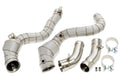 TA Technix Downpipe mit Hitzeschild und Katalysator für Mercedes Benz GLC-Klasse, GLC-Coupe