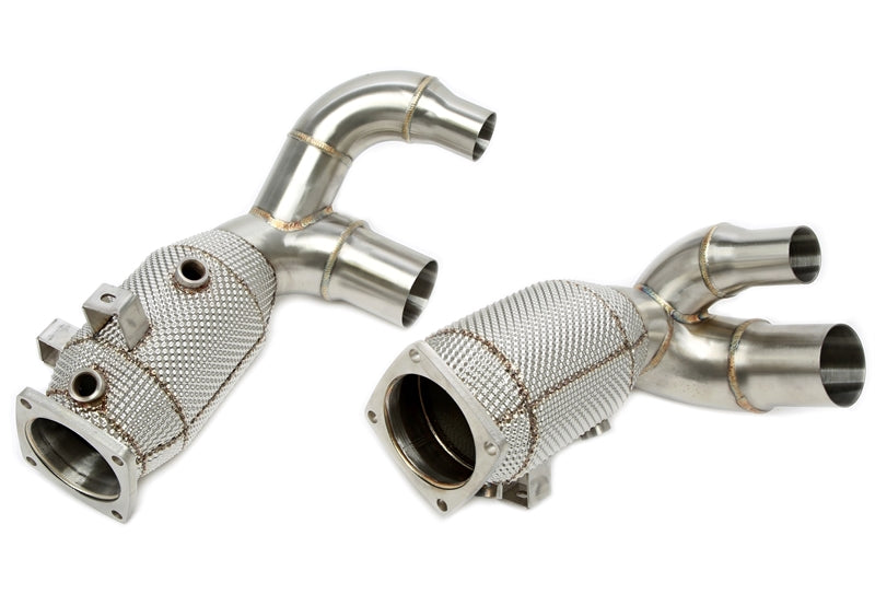 TA Technix Downpipe mit Hitzeschild und Katalysator für Porsche 911