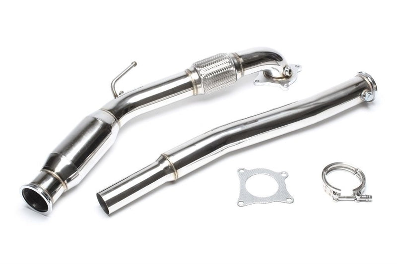 TA Technix Edelstahl-Downpipe für TFSI Motoren für Audi / Seat / Skoda / VW A3, TT, Altea, Leon, Toledo, Octavia, Superb, Yeti, Eos, Golf V+VI, Jetta, Passat, Scirocco, Tiguan