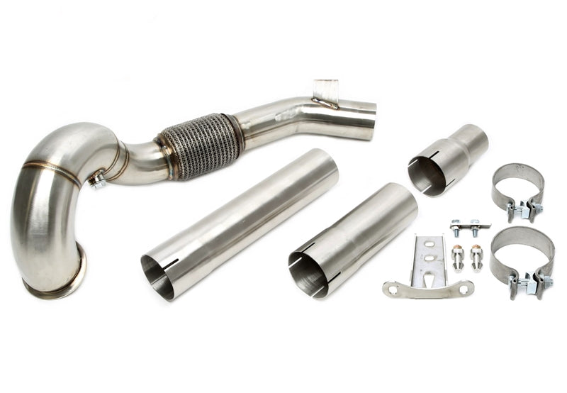 TA Technix Edelstahl-Downpipe für Audi / Seat / Skoda / VW A3, Leon, Octavia, Superb, Golf VII, Passat