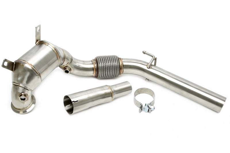 TA Technix Edelstahl-Downpipe für VAG Motoren für Audi / Seat / Skoda VW A3 / Leon / Octavia III / Golf VII