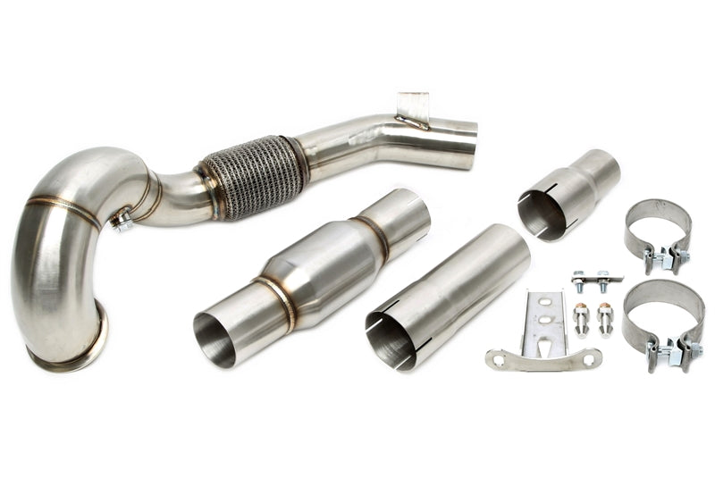 TA Technix Edelstahl-Downpipe für Audi / Seat / Skoda / VW A3, Leon, Octavia, Superb, Golf VII, Passat