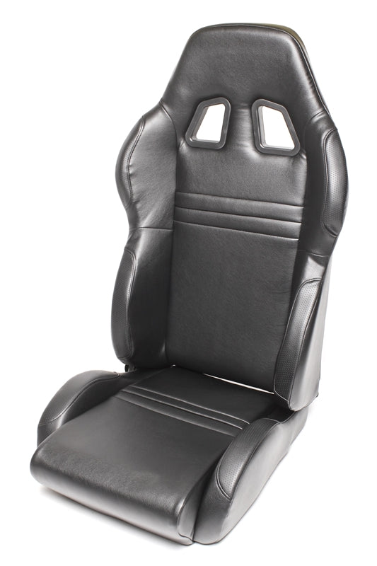 TA Technix Sportsitz - schwarz, Kunstleder, verstellbar, links