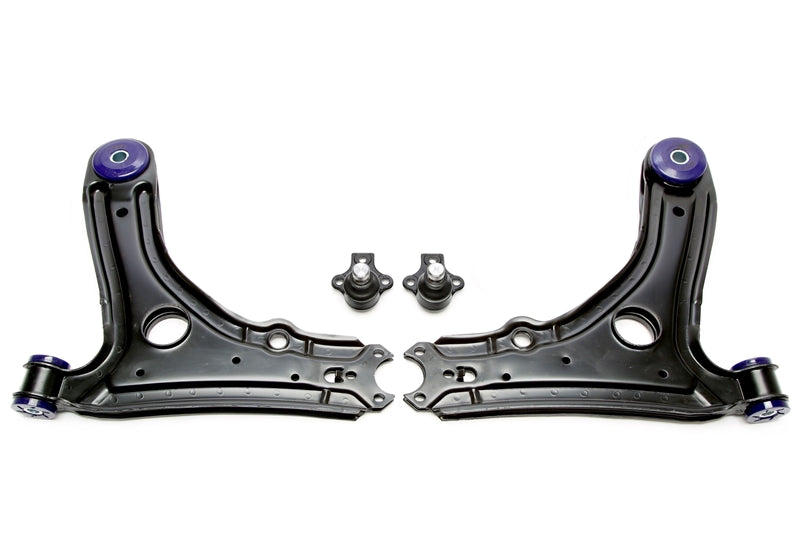 TA Technix Querlenker Satz Vorderachse mit PU Buchsen für Seat/VW Ibiza II, Cordoba, Inca, Toledo I / Caddy II, Corrado, Golf II, Jetta II, Polo Classic, Variant