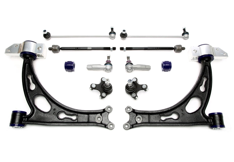 TA Technix Querlenker Satz Vorderachse mit PU Buchsen für Audi / Seat / Skoda / VW A3, Altea, Octavia, Caddy, Eos, Golf, Golf Plus, Jetta,