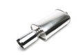 TA Technix Edelstahl Sportendschalldämpfer universal 90 / 75mm rund / scharf / angeschrägt