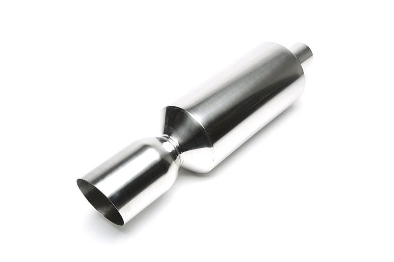 TA Technix stainless steel sport rear universal muffler 115 / 65mm rund / scharf / angeschrägt