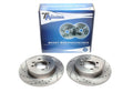 TA Technix Sport Bremsscheiben Satz Hinterachse gelocht + geschlitzt für Renault Laguna I / Laguna I Grandtour/ Safrane I