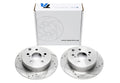 TA Technix Sport Bremsscheiben Satz Hinterachse gelocht + geschlitzt für Toyota Avensis / Avensis Stufenheck / Avensis Combi
