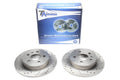 TA Technix Sport Bremsscheiben Satz Hinterachse gelocht + geschlitzt für Opel/Saab Insignia/9-5