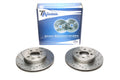 TA Technix Sport Bremsscheiben Satz Vorderachse gelocht + geschlitzt + innenbelüftet für Honda Accord III / Accord III Aerodeck / Prelude III