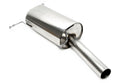 TA Technix Endschalldämpfer 1x70mm rund/scharf Edelstahl für VW Golf I Cabriolet, Scirocco II