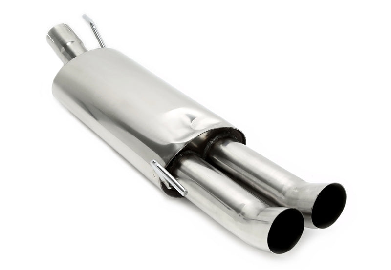 TA Technix Endschalldämpfer 2x76mm DTM rund Edelstahl für VW Golf III, Golf III Cabriolet, Golf IV Cabriolet