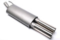 TA Technix Sportendschalldämpfer für VW Golf III, Golf III+IV Cabriolet