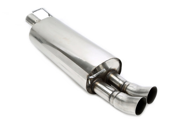 TA Technix Endschalldämpfer 2x76mm DTM rund Edelstahl für Audi /Seat / VW A3, Leon,  Golf IV