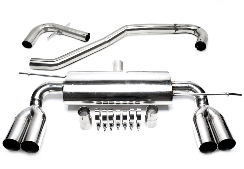 TA Technix Duplex Edelstahl Rennsportanlage für Audi / VW A3, Golf V, Golf Plus