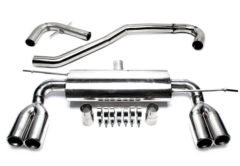 TA Technix Duplex Edelstahl Rennsportanlage für Audi / VW A3, Golf V, Golf Plus