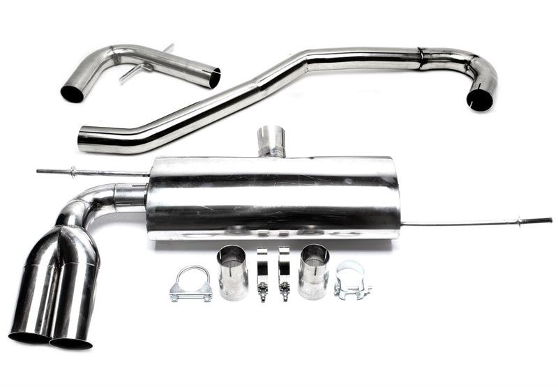 TA Technix Edelstahl Rennsportanlage für Audi / VW A3, Golf V, Golf Plus