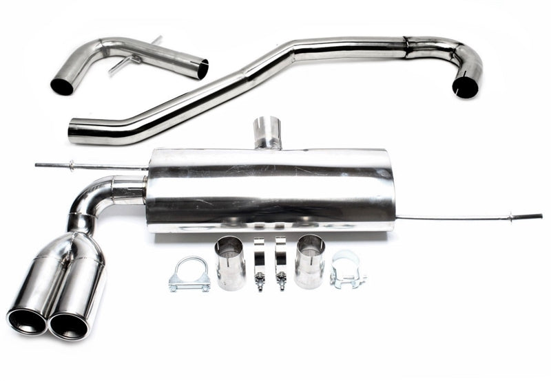 TA Technix Edelstahl Rennsportanlage für Audi / VW A3, Golf V, Golf Plus