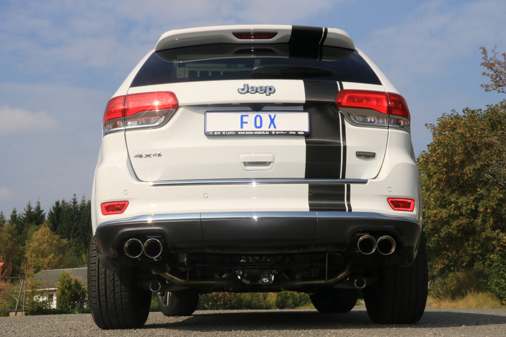 Fox passend fürJeep Grand Cherokee WK II - 5,7l Endschalldämpfer rechts/links - 2x90 Typ 25 rechts/links