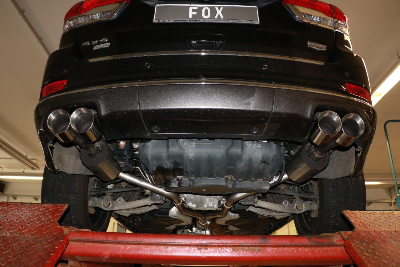 Fox passend für Jeep Grand Cherokee WKII ab 2014 Endschalldämpfer rechts/links - 2x100 Typ 25 rechts/links