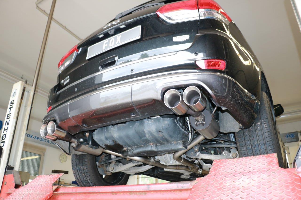 Fox passend fürJeep Grand Cherokee WKII ab 2014 Endschalldämpfer rechts/links - 2x100 Typ 25 rechts/links