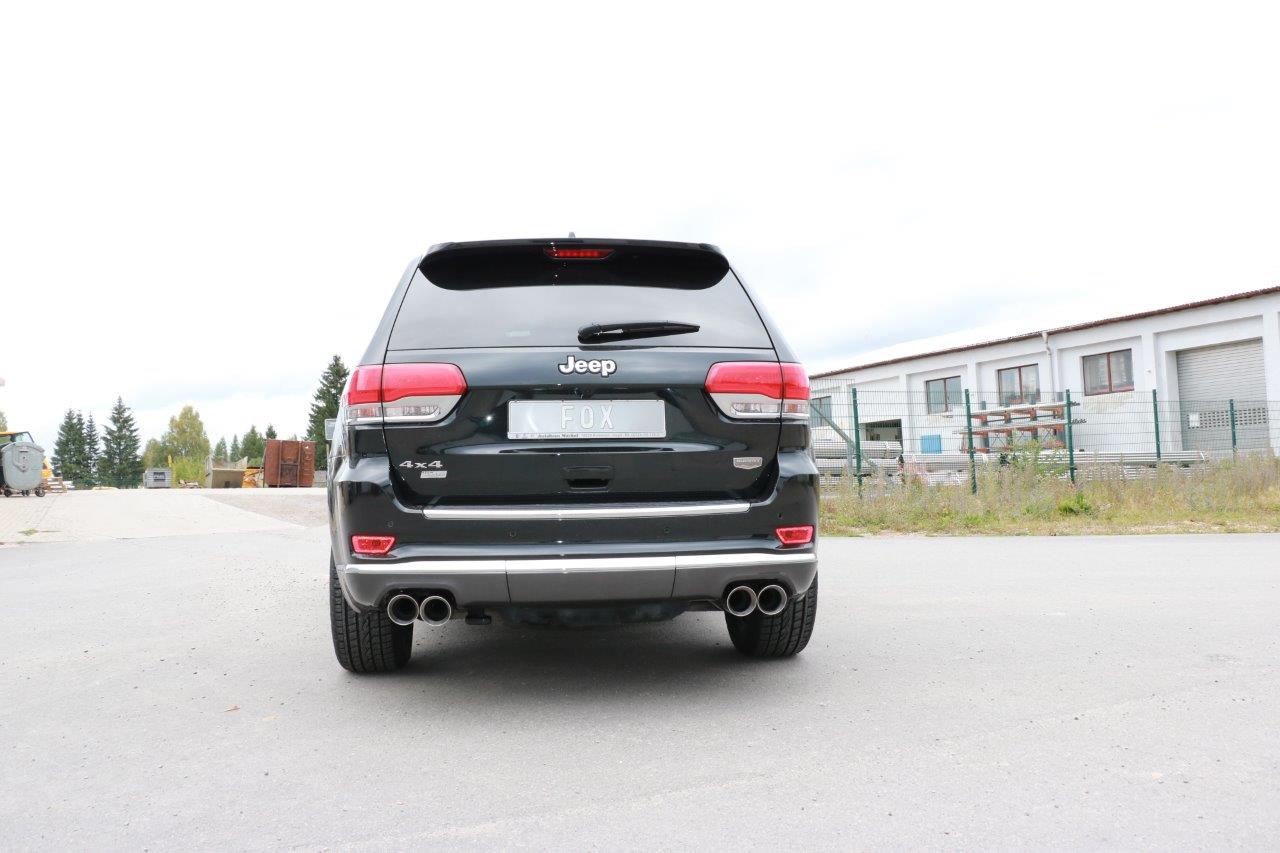 Fox passend fürJeep Grand Cherokee WKII ab 2014 Endschalldämpfer rechts/links - 2x100 Typ 25 rechts/links